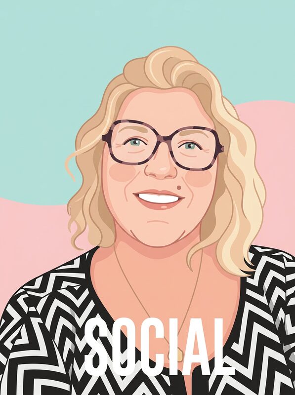 Portrait illustré de Corinne