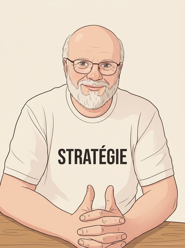 Portrait illustré de Olivier